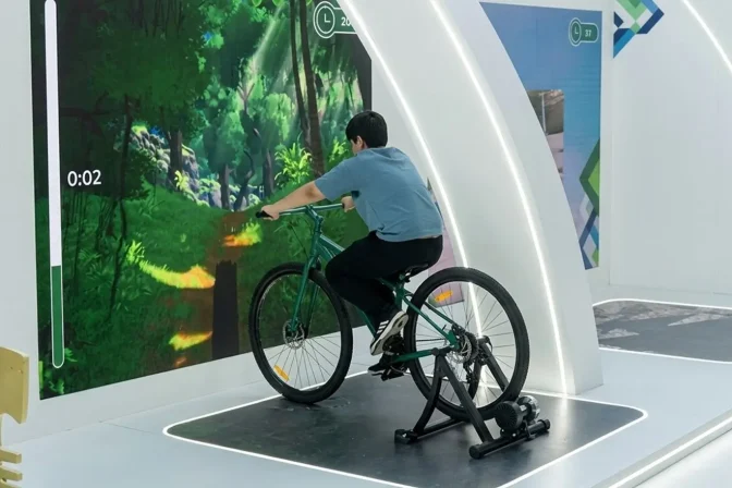 Digital Bicycle Game