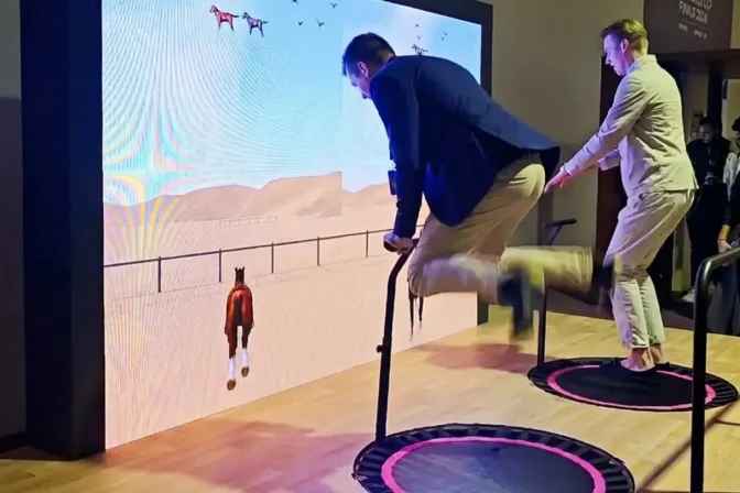 Interactive Trampoline