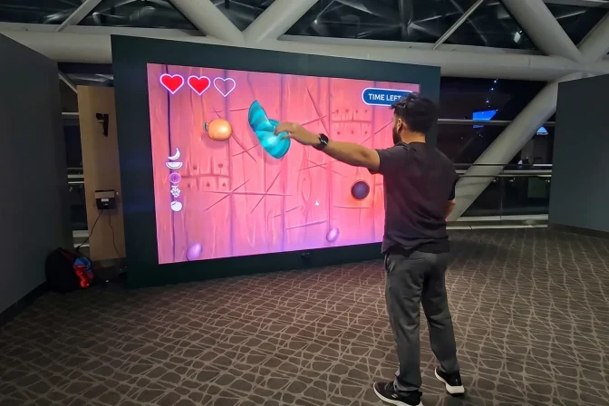 Slash Game Hand Gesture